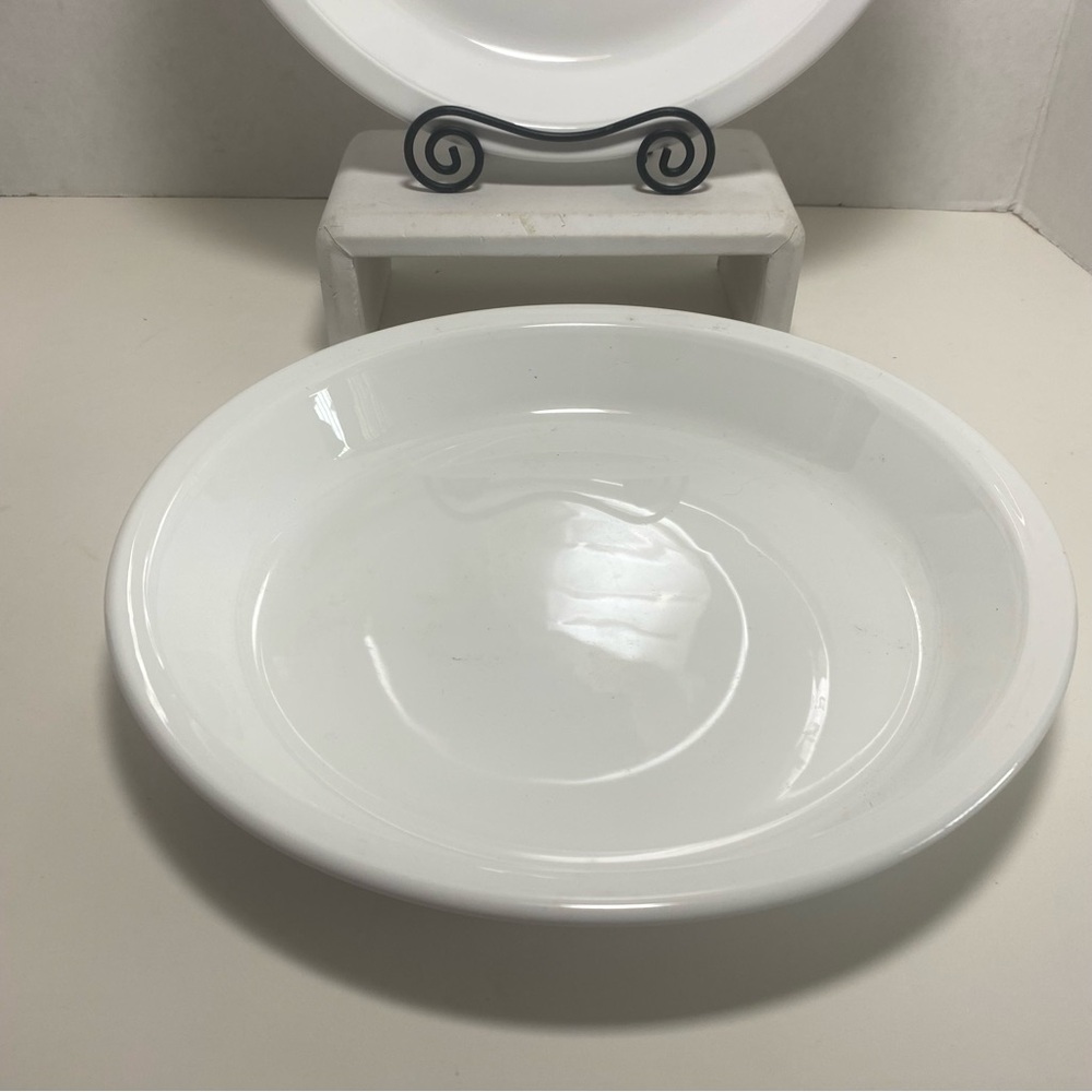 Corning ware pie serving plate dish P – 309 solid white 9.25 diameter - Picture 3 of 4